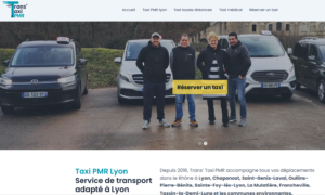 Création de site internet taxi Oullins